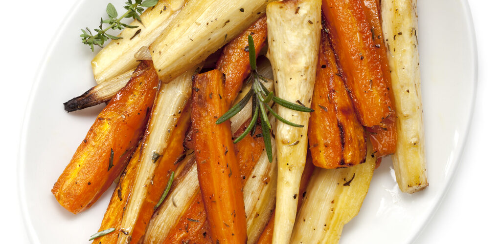 roast carrots and parsnips