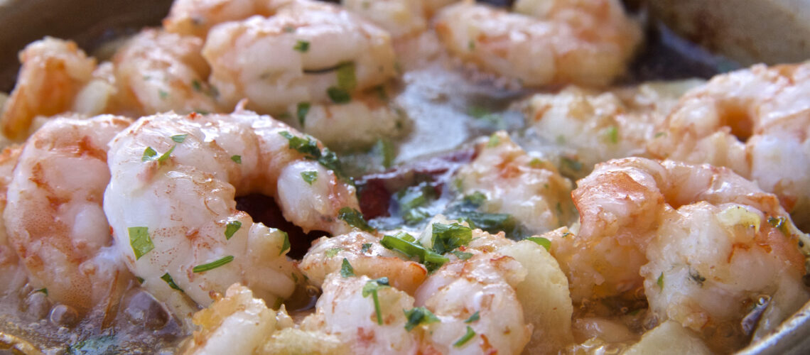 Gambas Al Ajillo (shrimp with garlic and olive oil) - Food So Good Mall